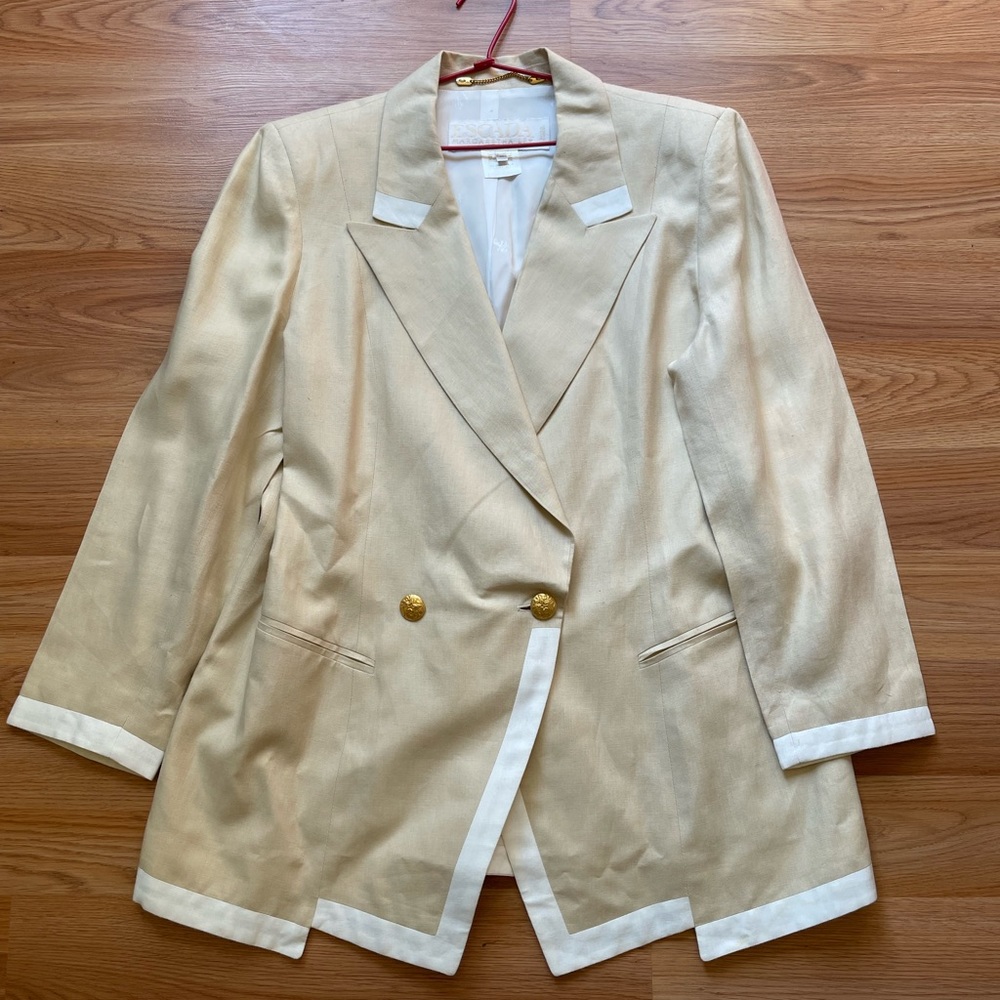 Vintage ESCADA Suit Set Linen